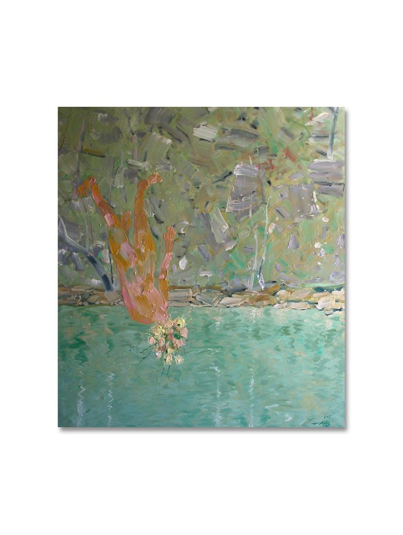 multicolour abstract printed canvas painting - 9619290 - Zoom Image - 1