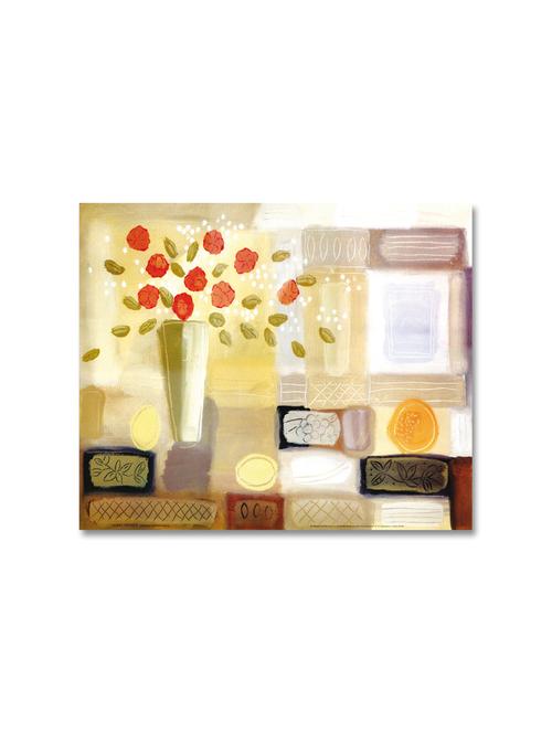 multicolour abstract printed canvas painting - 9619294 - Standard Image - 1