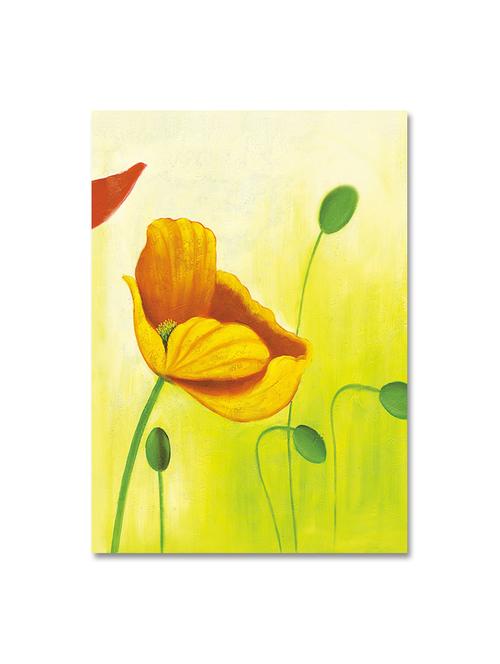 multicolour abstract printed canvas painting - 9619328 - Standard Image - 1