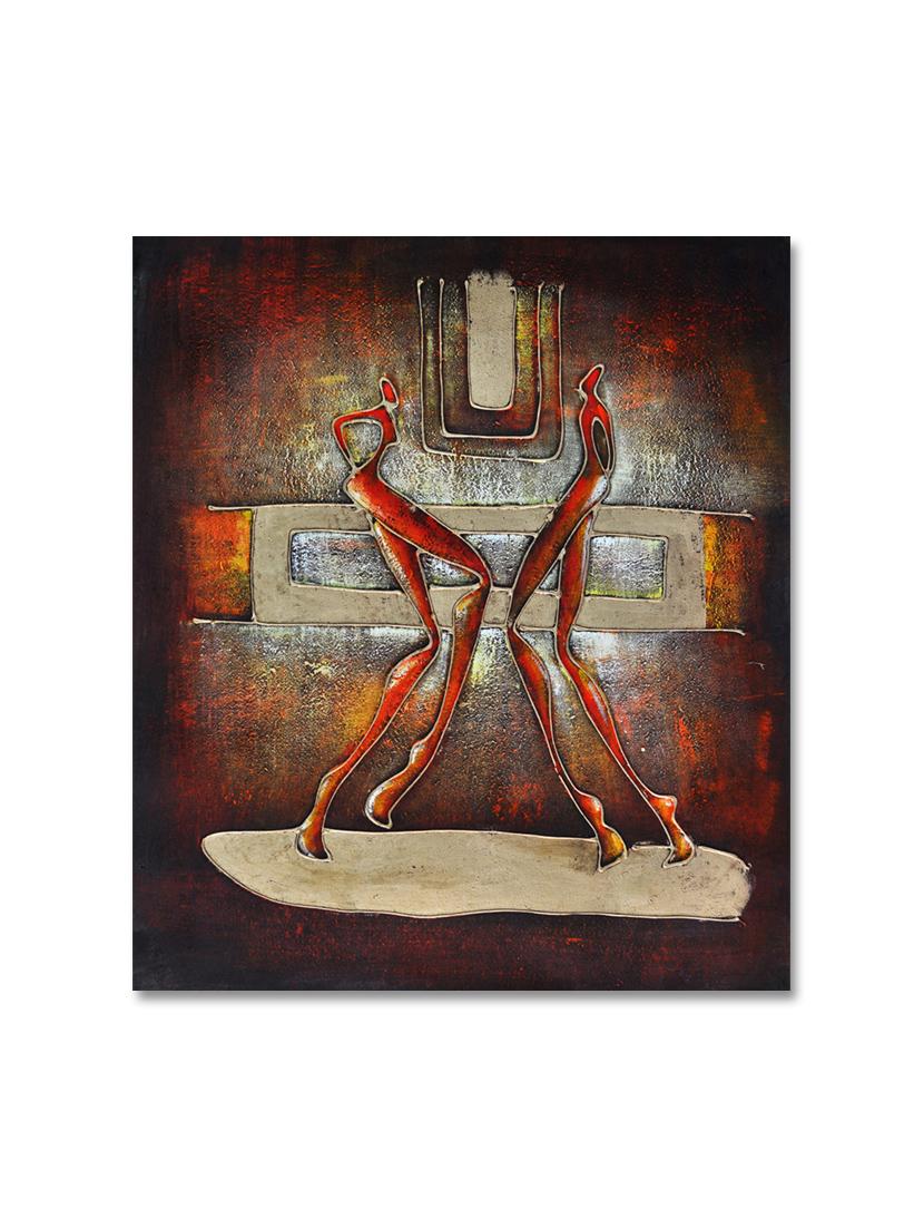 multicolour abstract printed canvas painting - 9619345 - Zoom Image - 1