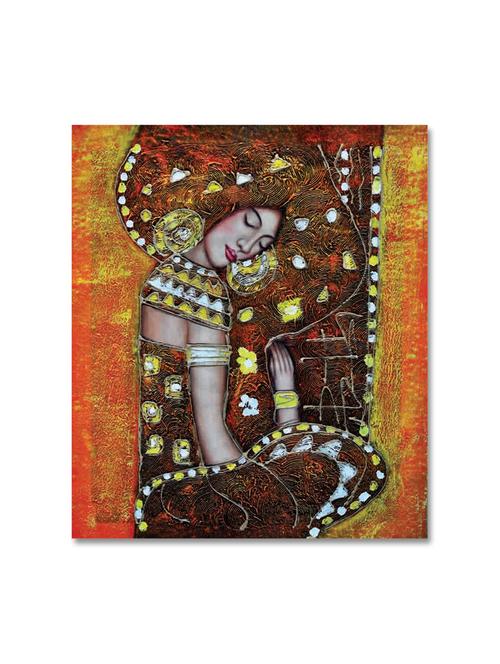 multicolour abstract printed canvas painting - 9619355 - Standard Image - 1