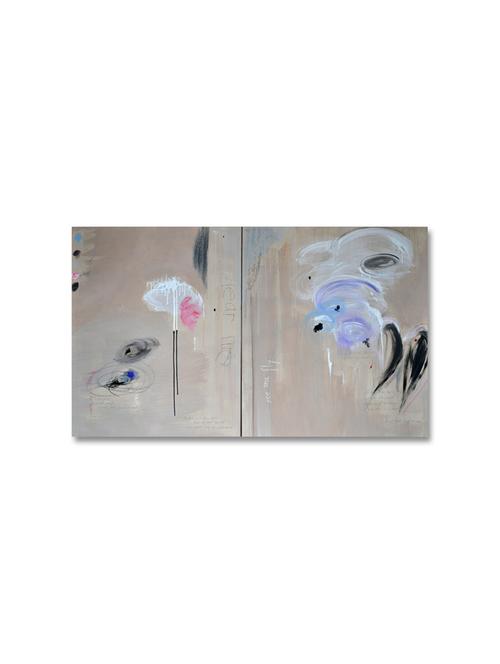 multicolour abstract printed canvas painting - 9619357 - Standard Image - 1