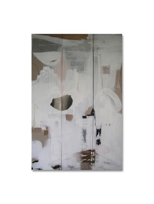 multicolour abstract printed canvas painting - 9619366 - Standard Image - 1
