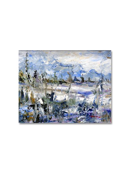 multicoloured premium printed painting on canvas - 9619389 - Standard Image - 1