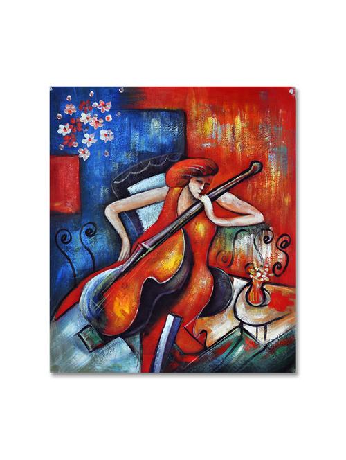 multicoloured premium printed painting on canvas - 9619433 - Standard Image - 1