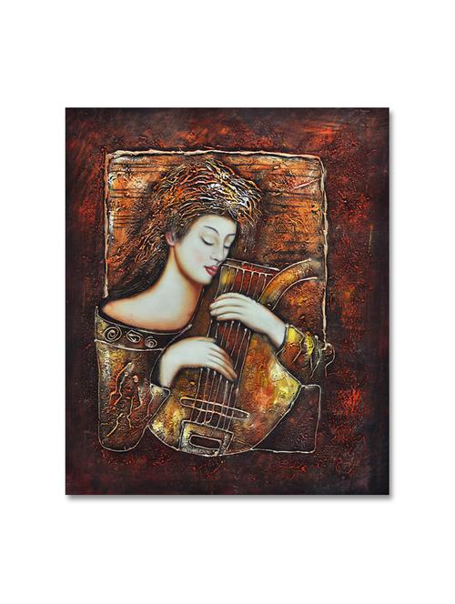 multicoloured premium printed painting on canvas - 9619468 - Standard Image - 1