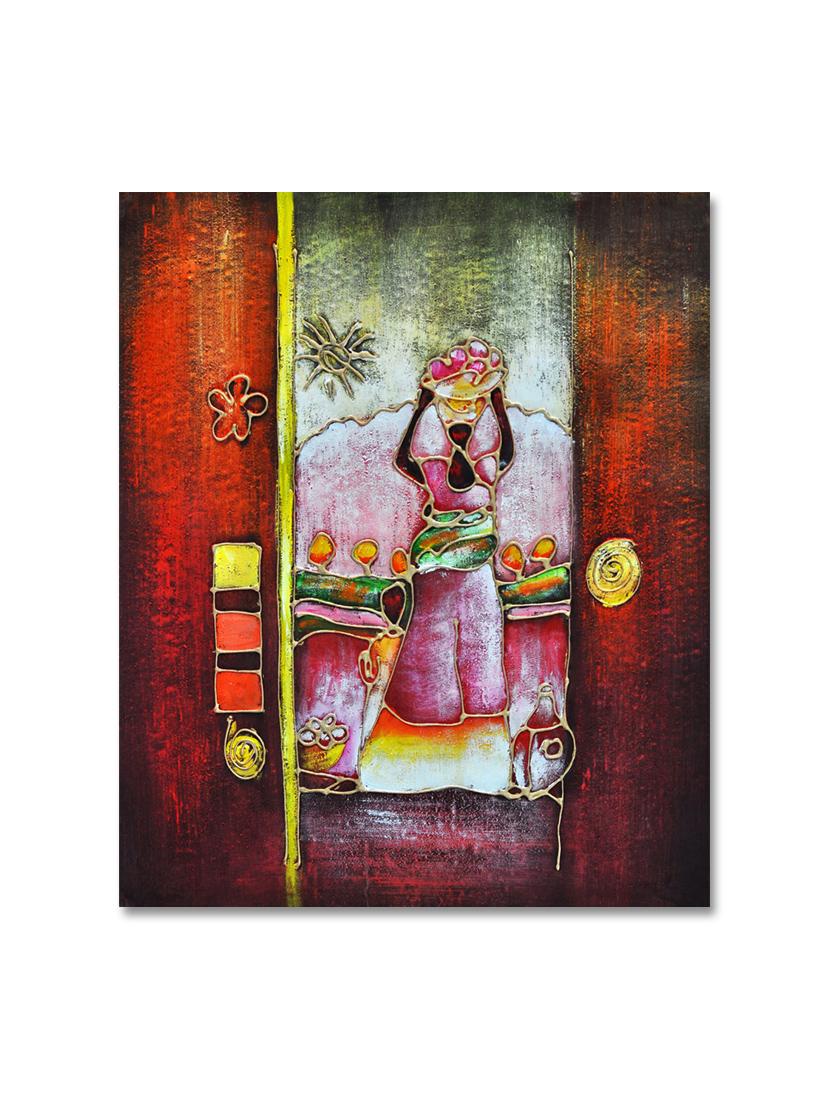 multicoloured premium printed painting on canvas - 9619477 - Zoom Image - 1