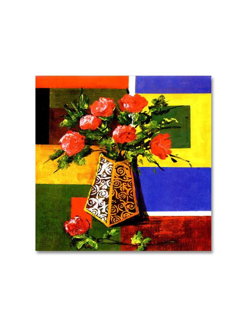 multicoloured premium printed painting on canvas - 9619541 - Standard Image - 1
