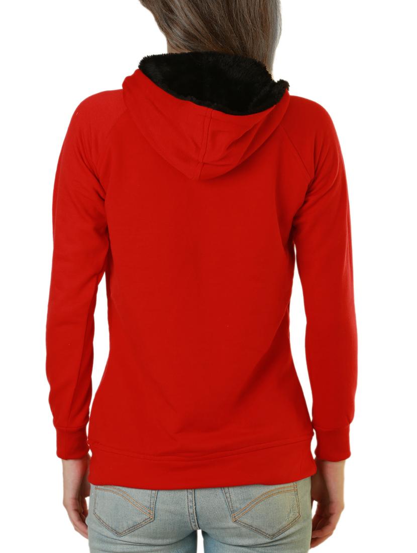 hooded neck zip pocket sweatshirt - 9632429 - Zoom Image - 3