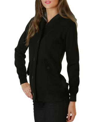 button up hooded jacket - 9632461 - Standard Image - 2