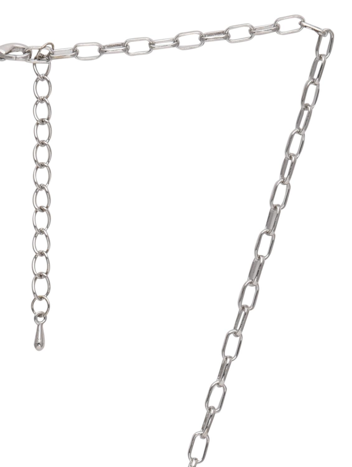 silver embellished peacock necklace - 9634207 - Zoom Image - 3