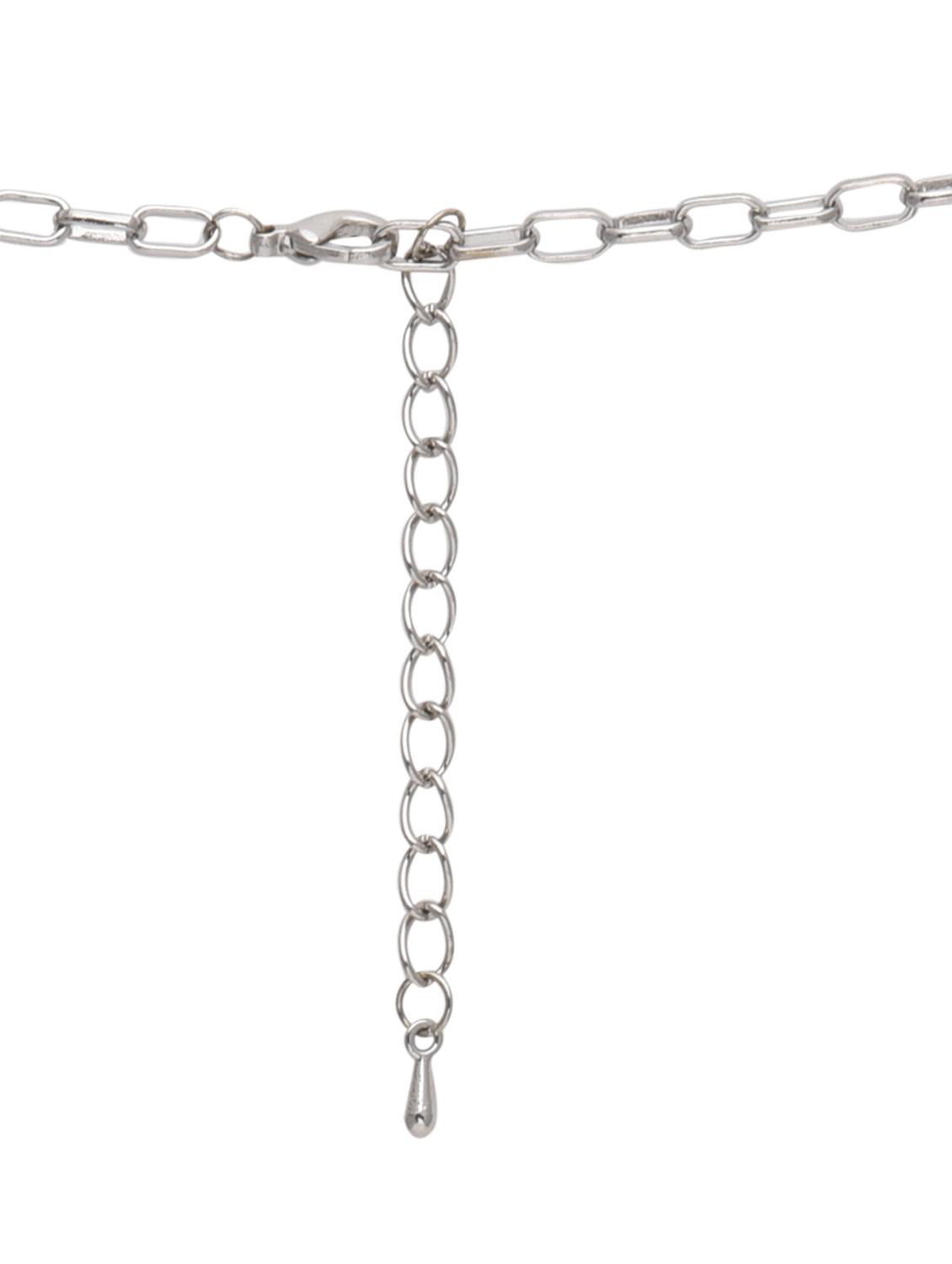 silver embellished peacock necklace - 9634207 - Zoom Image - 4