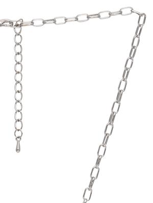 silver embellished peacock necklace - 9634208 - Standard Image - 3