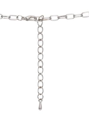 silver embellished peacock necklace - 9634208 - Standard Image - 4