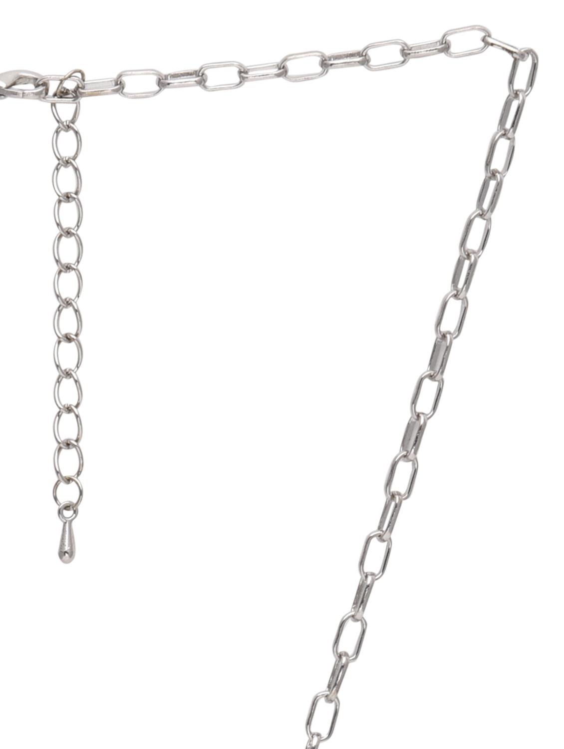 silver embellished peacock necklace - 9634208 - Zoom Image - 3
