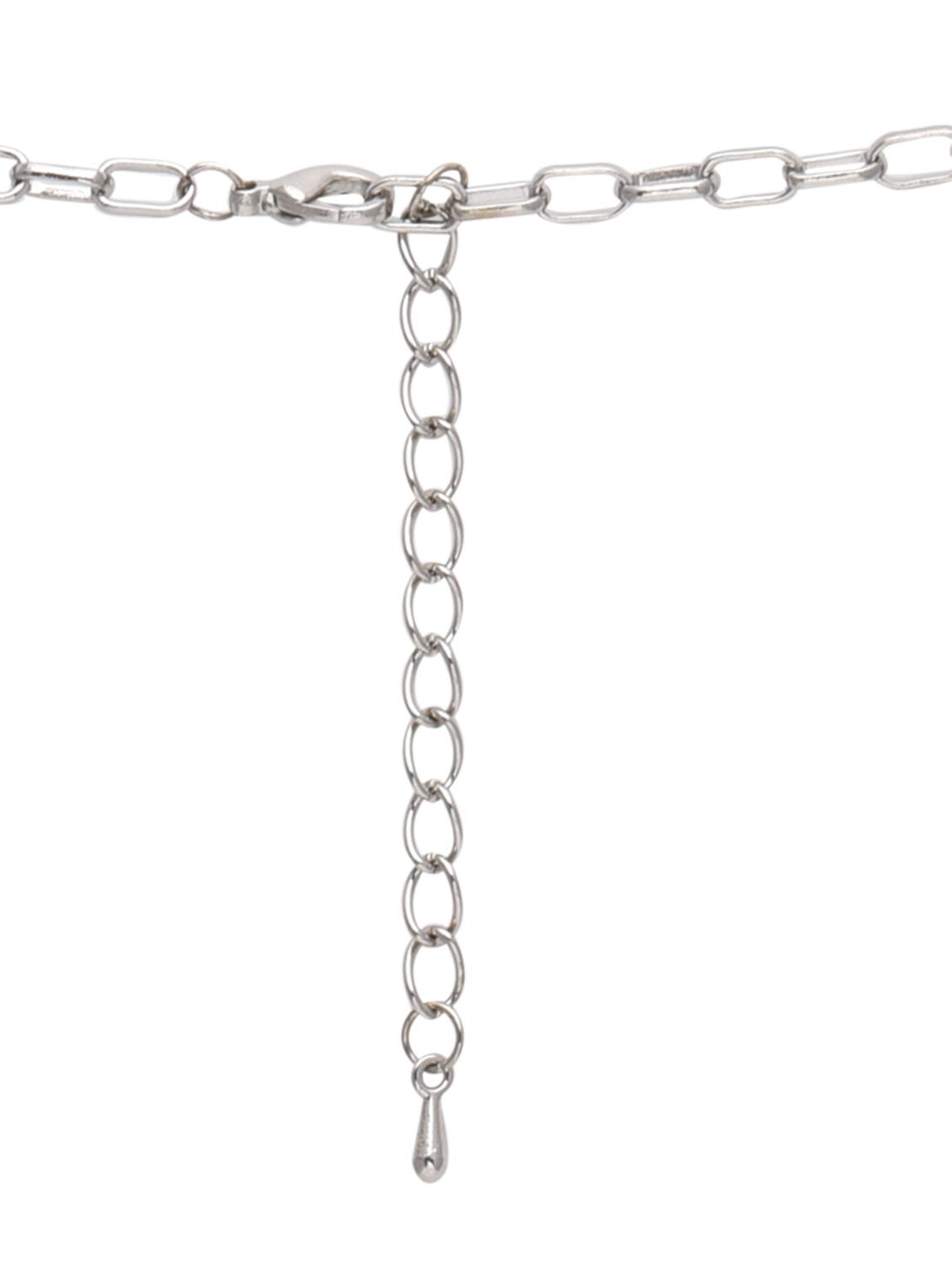 silver embellished peacock necklace - 9634208 - Zoom Image - 4