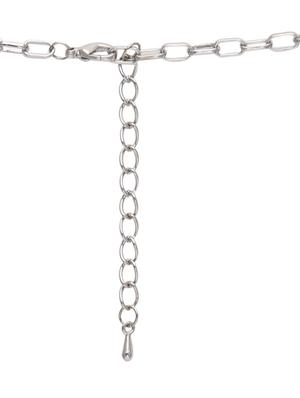 silver embellished peacock necklace - 9634209 - Standard Image - 4
