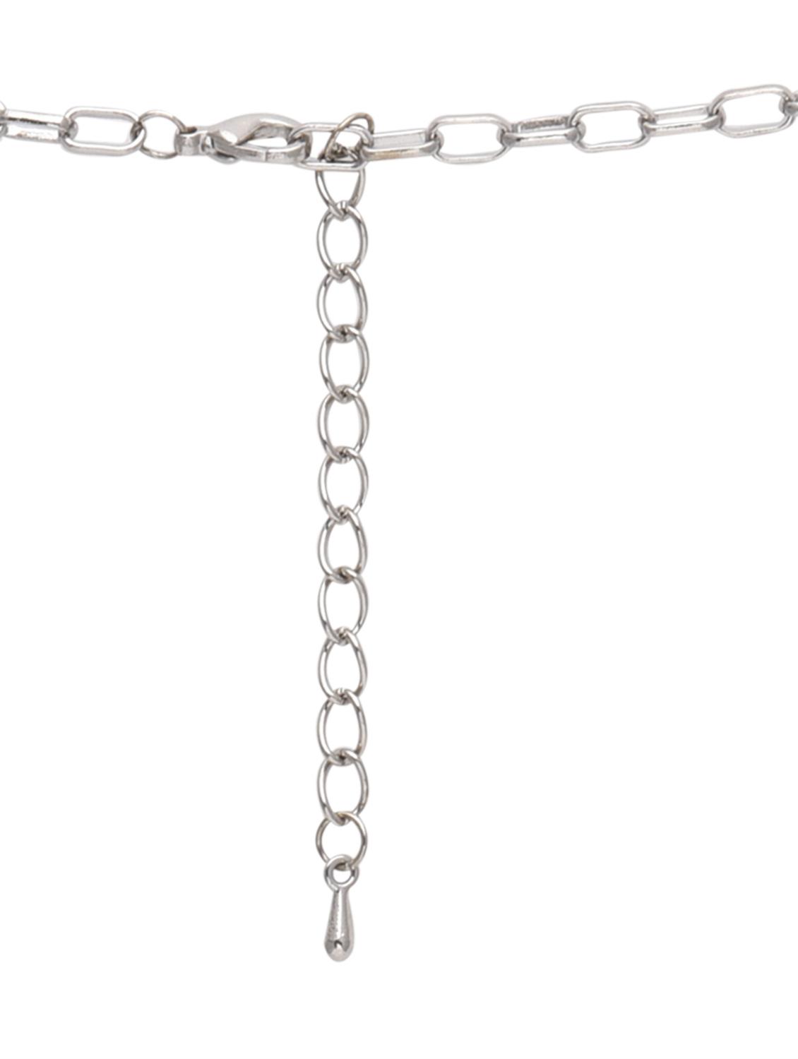 silver embellished peacock necklace - 9634209 - Zoom Image - 4