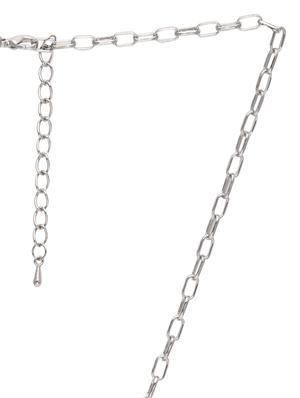 silver embellished peacock necklace - 9634210 - Standard Image - 3