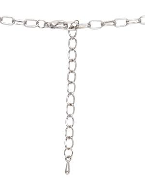 silver embellished peacock necklace - 9634210 - Standard Image - 4