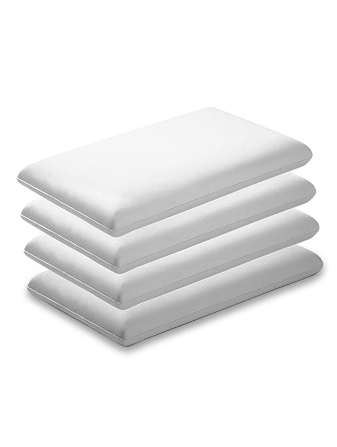 The White Willow Visco Memory Foam L Pillow Set of 4 Pcs 17" x 27" - 9642289 - Zoom Image - 1