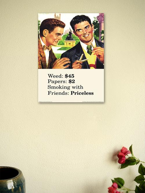weed papers smoking with friends- wall poster - 964770 - Very Small Image - 1