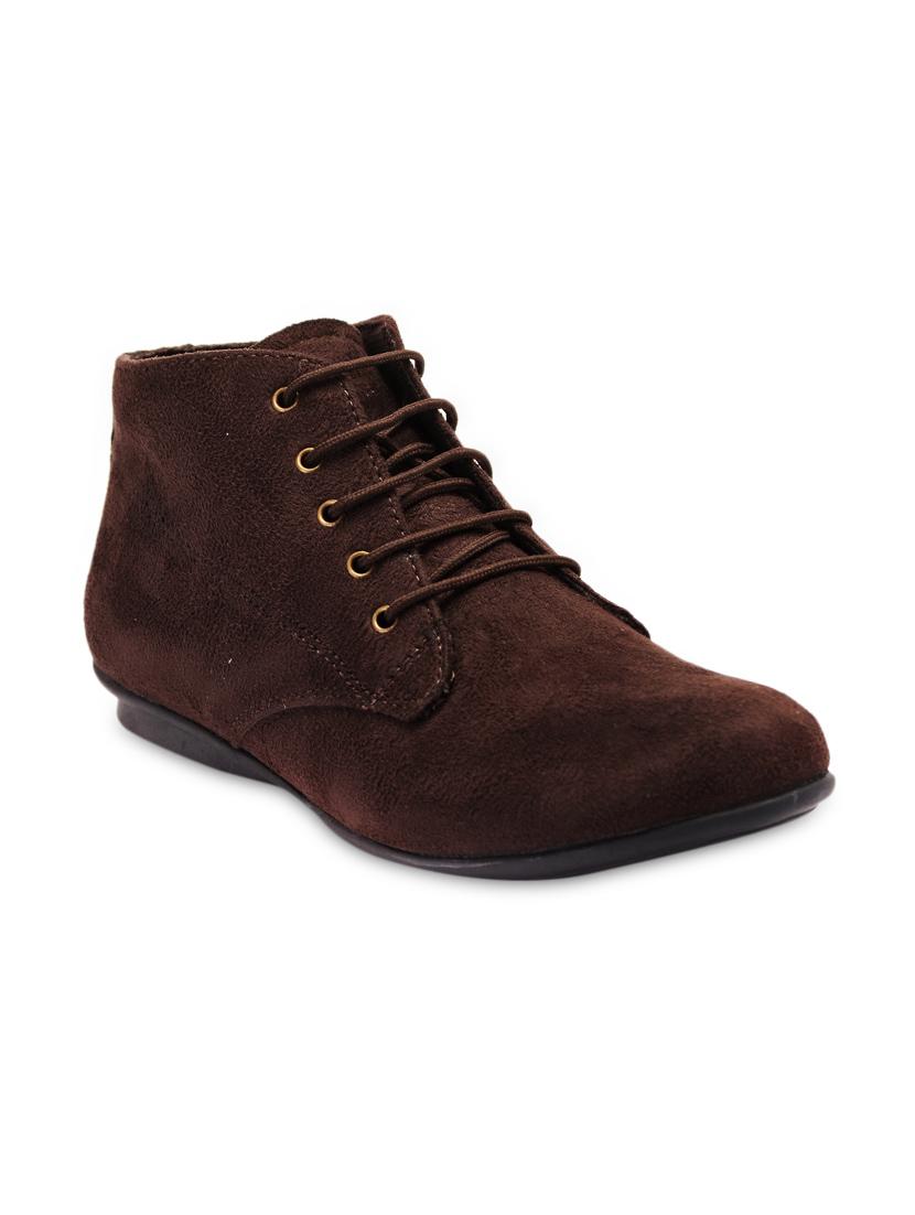 brown suede ankle boots - 9651419 - Zoom Image - 1