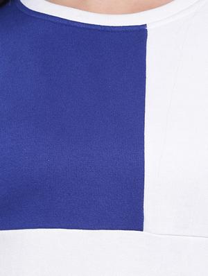 round neck color block sweatshirt - 9652853 - Standard Image - 4