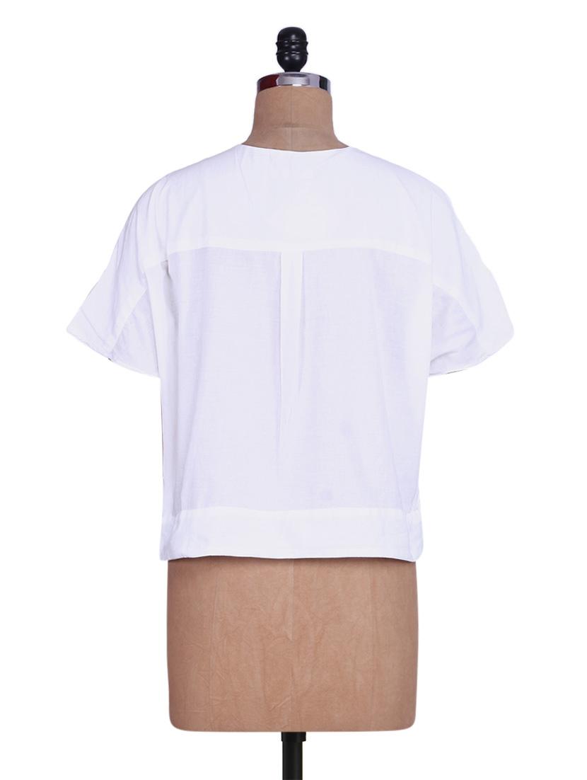 white cotton top - 9654795 - Zoom Image - 3