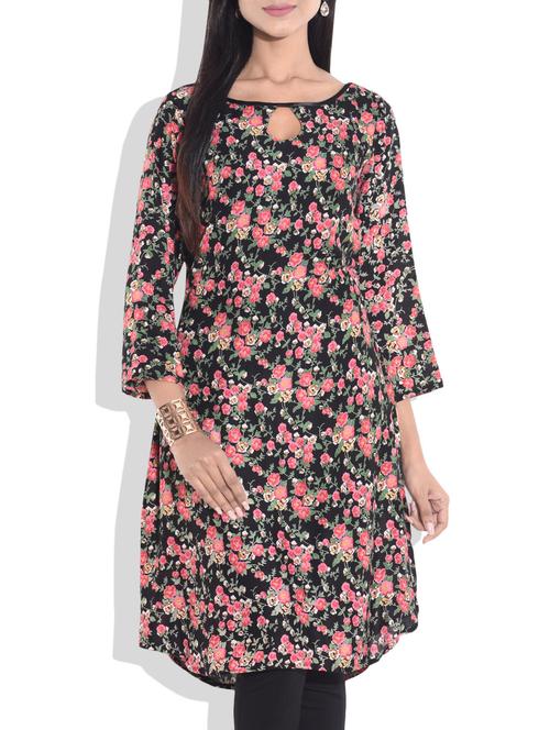 multicolored rayon kurti - 9657160 - Standard Image - 1