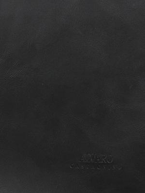 black leatherette clutch handbag - 9657887 - Standard Image - 4