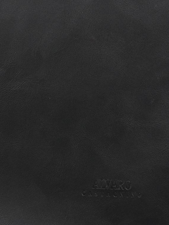 black leatherette clutch handbag - 9657887 - Zoom Image - 4