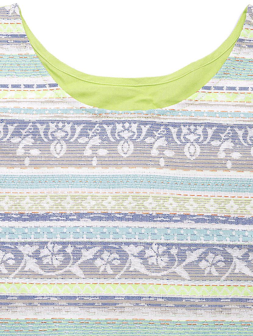tie knot back gathered detail flared dress - 9668589 - Zoom Image - 4