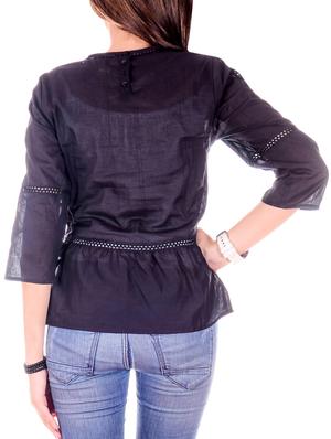 black cotton top - 9668611 - Standard Image - 3