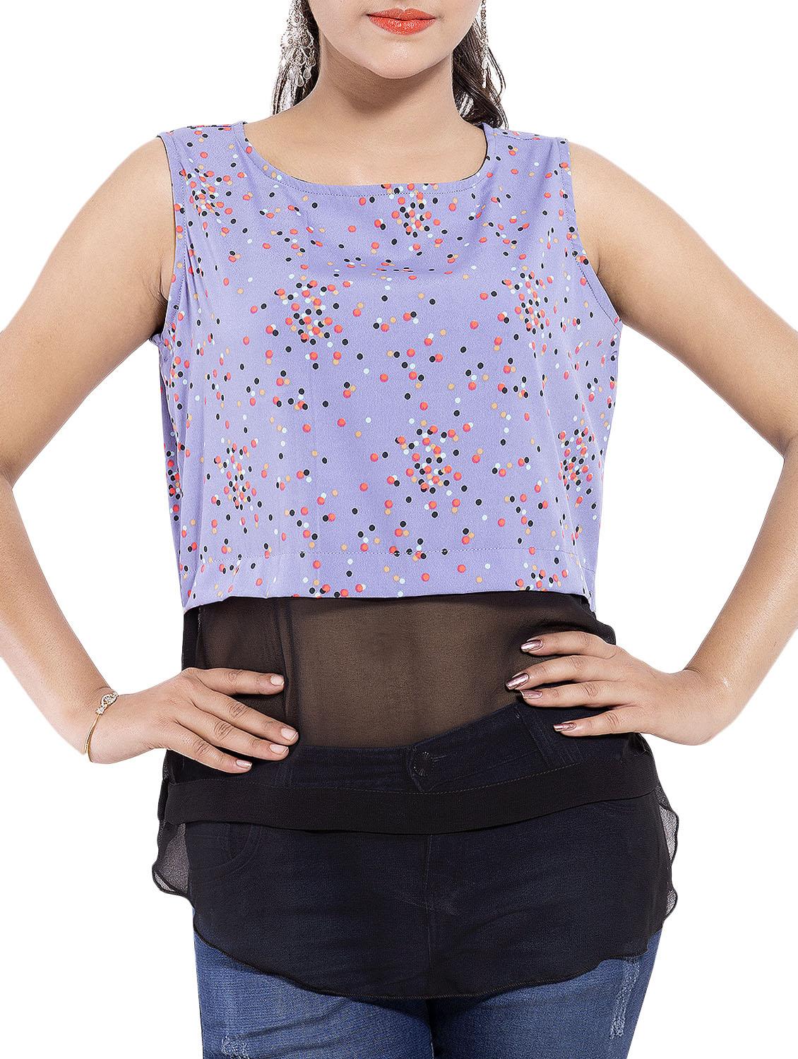 color block layered top - 9668627 - Zoom Image - 1