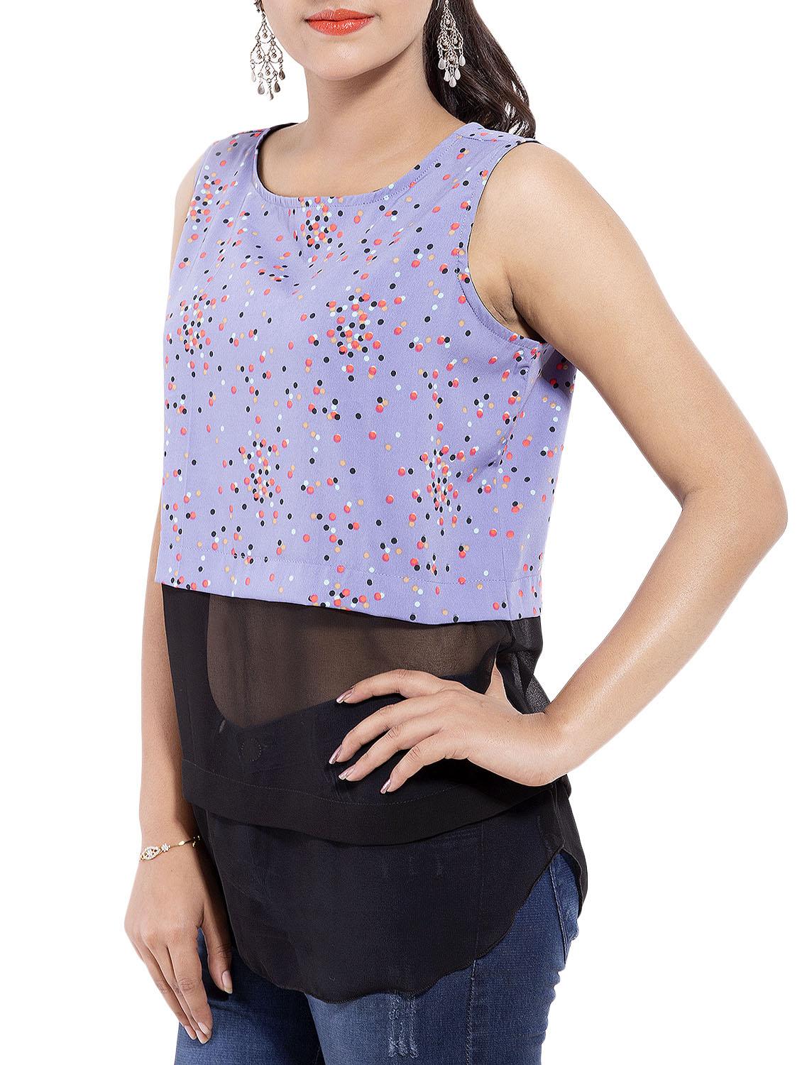 color block layered top - 9668627 - Zoom Image - 2