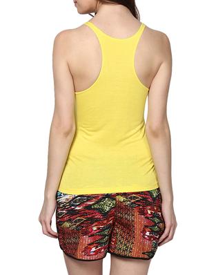 set of 2 pink and yellow racer back tees - 9670470 - Standard Image - 10
