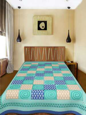 cotton sanganari printed single bedsheets. - 9678062 - Standard Image - 1