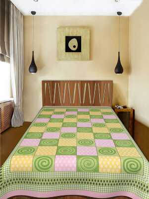 cotton sanganari printed single bedsheets. - 9678115 - Standard Image - 1