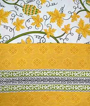cotton jaipuri king size double bedsheet with 2 pillow cover - 9679343 - Standard Image - 2