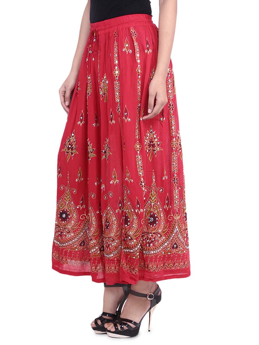 embellished maxi skirt - 9683049 - Zoom Image - 2
