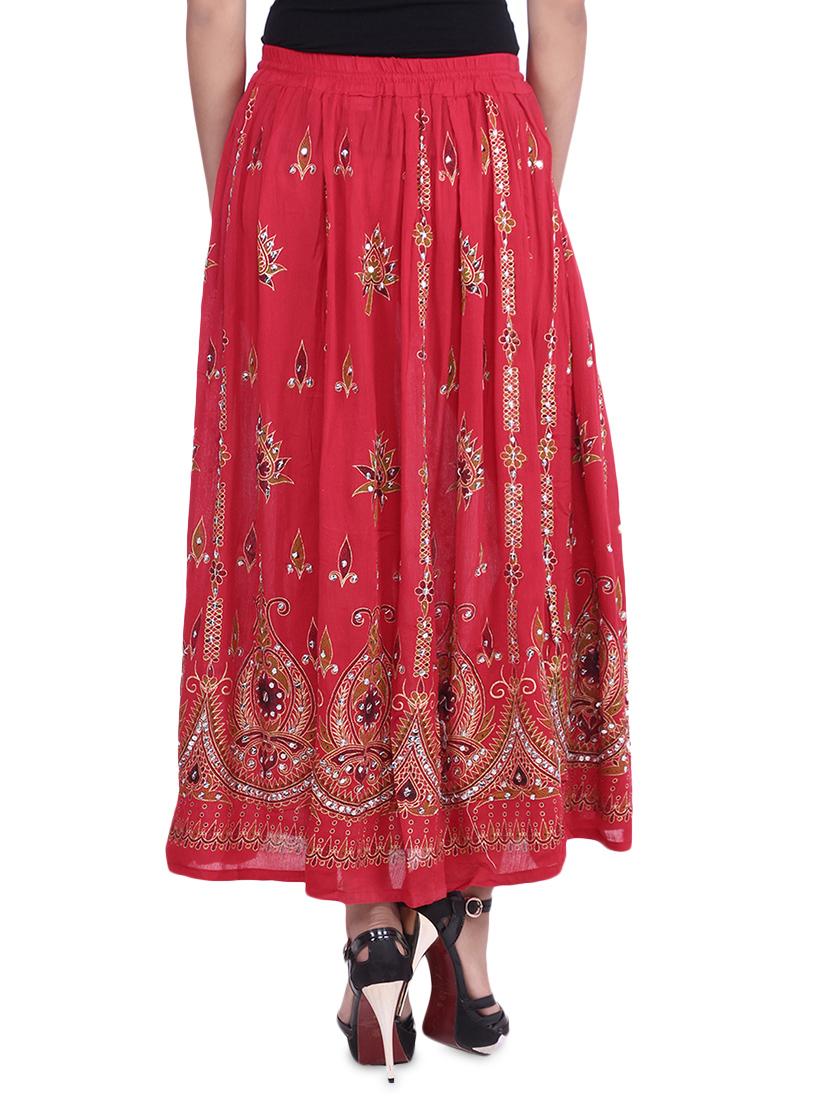 embellished maxi skirt - 9683049 - Zoom Image - 3