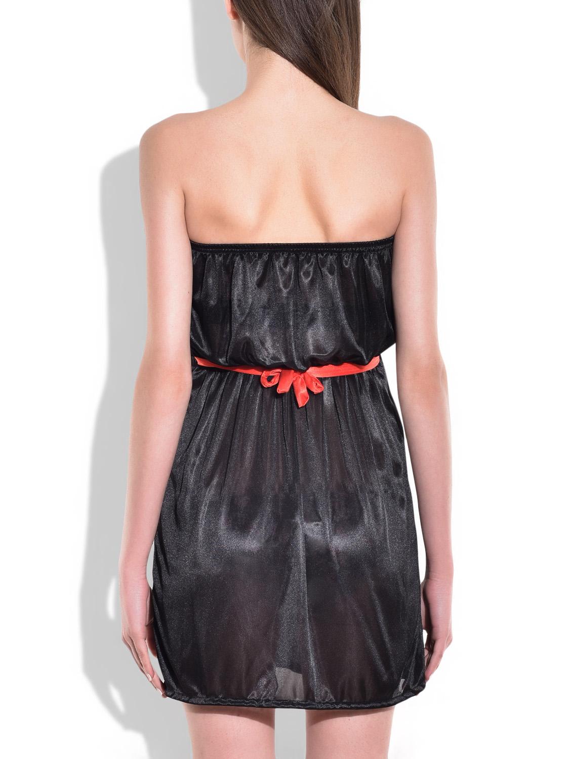 black satin nighty - 9700693 - Zoom Image - 3