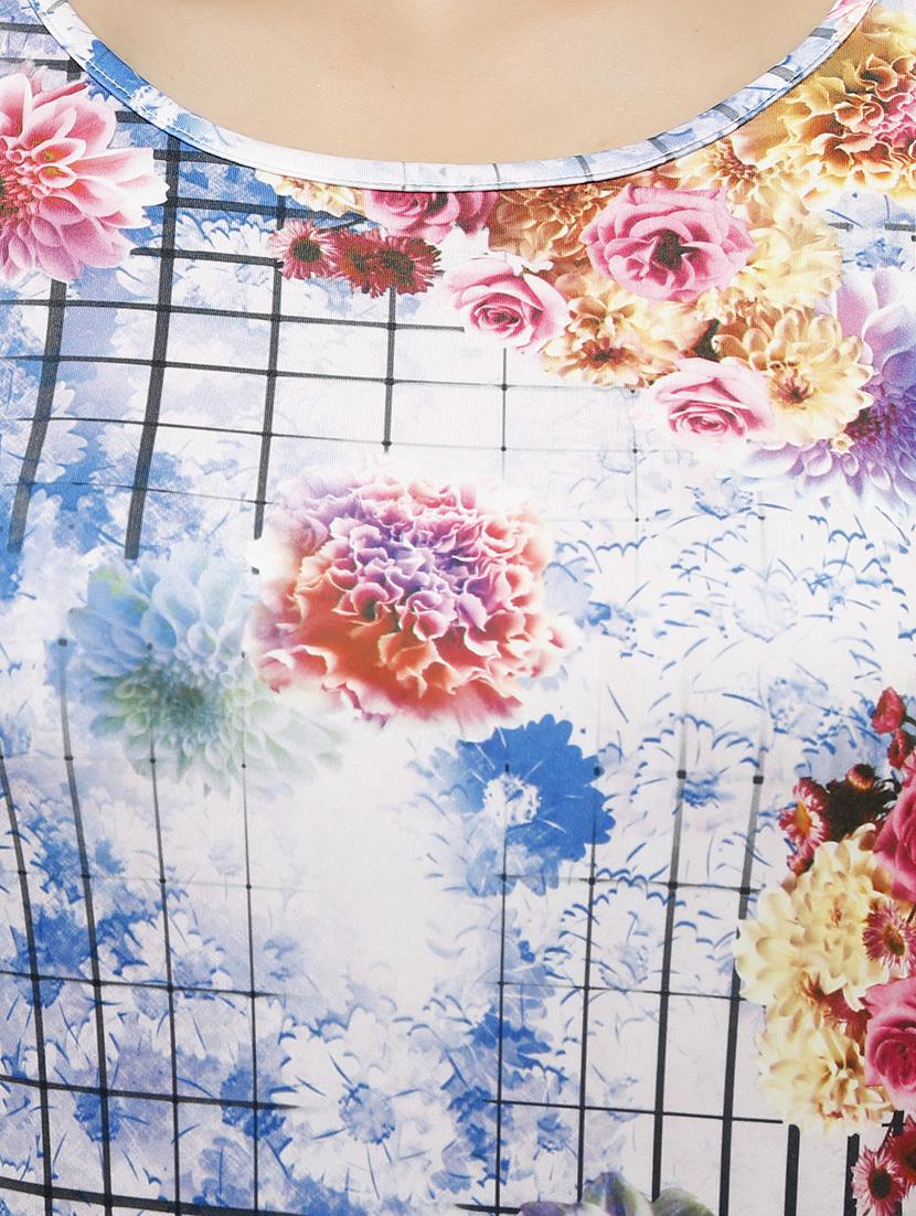 floral cold shoulder top - 9703315 - Zoom Image - 5