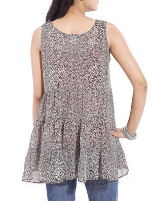 embroidered lace a-line tunic - 9703876 - Standard Image - 3