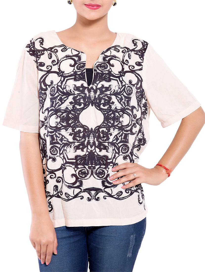 notch neck high low top - 9703884 - Zoom Image - 1