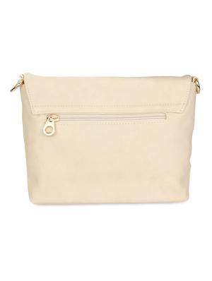 cream faux leather sling bag - 9704397 - Standard Image - 2