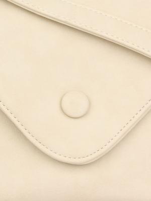 cream faux leather sling bag - 9704397 - Standard Image - 4