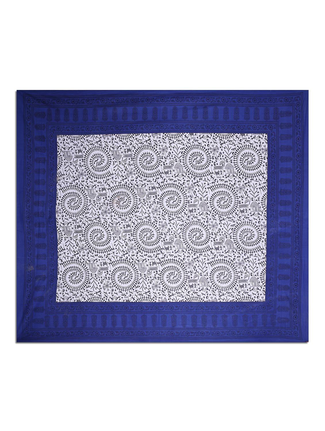 pure cotton 1 double bed sheet with 2 pillow cover - 9706141 - Zoom Image - 2