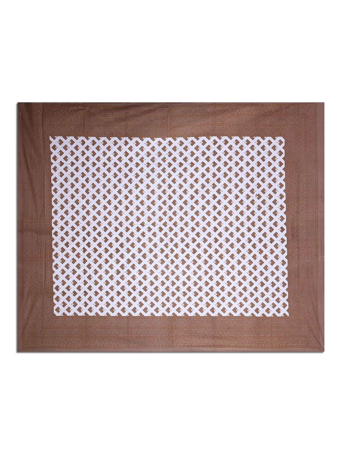 cotton double bed sheet with 2 pillow cover - 9706164 - Zoom Image - 2
